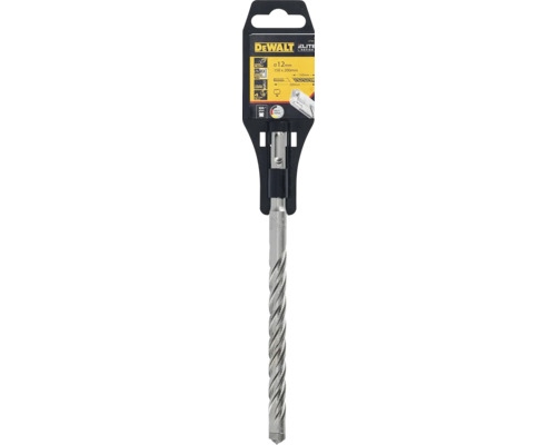 Burghiu DeWalt cu diametrul de 12 mm și dimensiunile de 150 x 200 mm în ambalaj