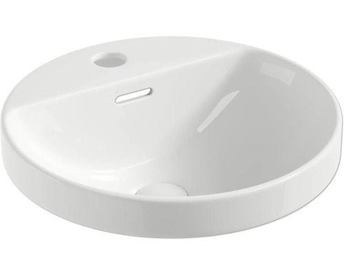 Chiuvetă de blat din ceramică sanitară cu design rotund