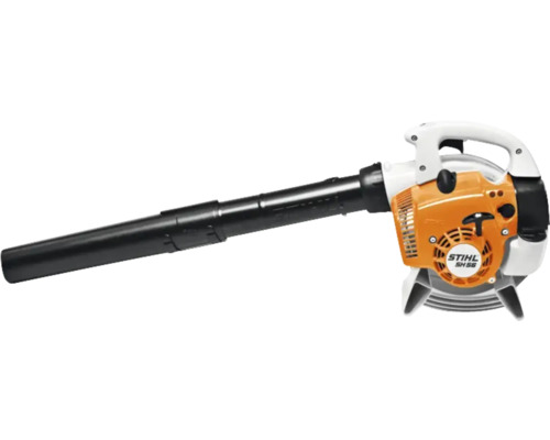 Aspirator cu tocător frunze pe benzină Stihl SH 56 700W 1CP, motor în 2 timpi, capacitate cilindru 0,54 L