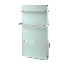 Radiator electric pentru prosoape cu două suporturi pentru prosoape și afișaj digital