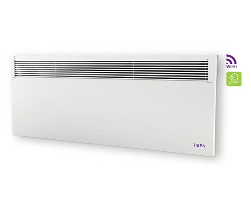 Încălzitor cu convector WiFi pentru montare pe perete cu logo-ul Tesy