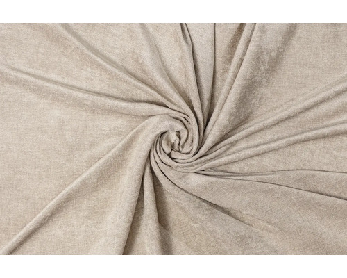 Prim-plan cu țesătură tapițerie bej cu design spiralat