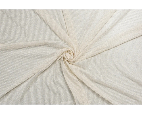 Prim-plan cu o țesătură decorativă bej, transparentă.