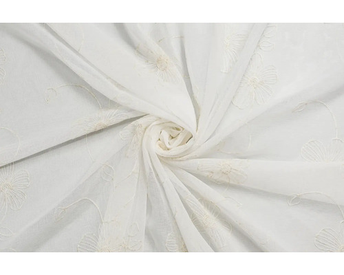 Material pentru perdele cu model floral