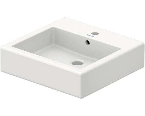 Lavoar suspendat DURAVIT Vero 50x47 cm, alb lucios