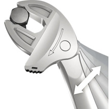 Cheie reglabilă cu săgeți care indică funcționarea