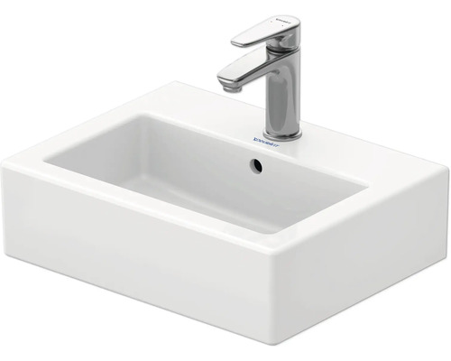 Lavoar suspendat DURAVIT Vero 45x35 cm, alb lucios