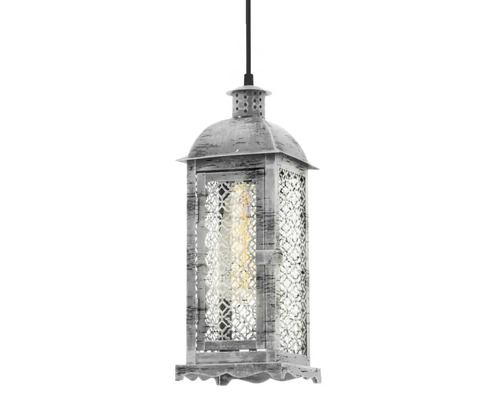 Lumină suspendată tip felinar cu decupaje decorative