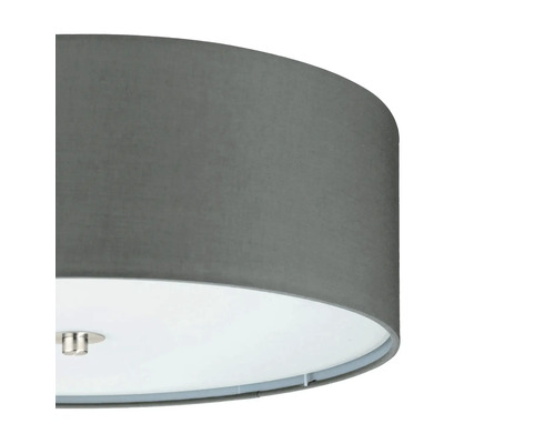 Plafonieră gri cu formă rotundă