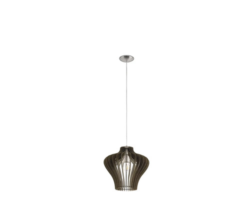 Lustr din lemn cu design filigranat
