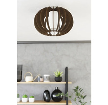 Lumină de plafon din lemn cu design modern