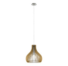 Lumină suspendată din lemn cu design modern pentru interior
