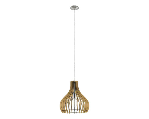 Lumină suspendată din lemn cu design modern pentru interior