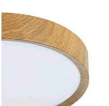 Lumină de plafon cu aspect de lemn