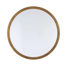 Plafonieră LED rotundă cu ramă din lemn