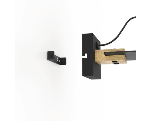 Detalii de montare a lămpii de perete cu suport