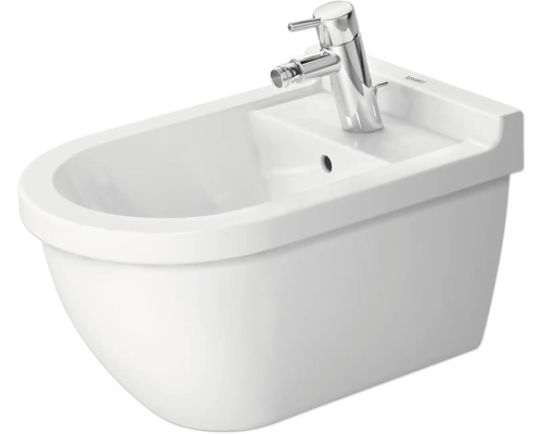 Bideu suspendat DURAVIT Starck 3, ceramică, 54x36,5 cm, alb 2280150000