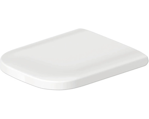 Capac WC cu închidere lentă DURAVIT Happy D.2 duroplast 43x36,7 cm alb Capac de toaletă din ceramică sanitară