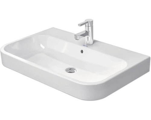 Lavoar pe blat DURAVIT Happy D.2 80x50,5 cm alb 23188000001