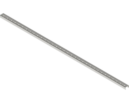 Grătar VODALAND inox tip picătură 1000x285x174 mm Șină perforată din metal