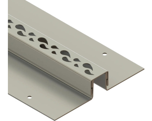Profil decorativ din metal cu model perforat