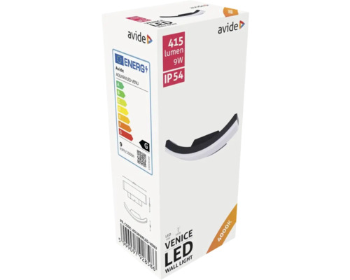 Ambalaj pentru o lampă de perete cu LED Avide Venice cu 415 lumeni și 9 wați
