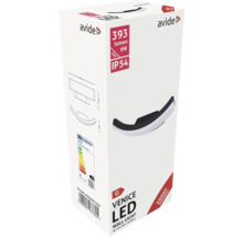 Aplică LED exterior Venice 9W 393 lumeni IP54, negru