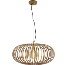 Lampa suspendată metalică cu bec decorativ