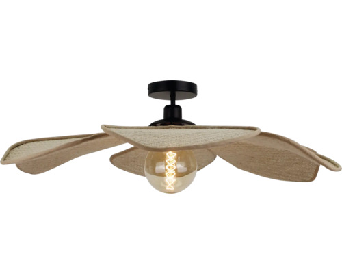 Plafonieră Corvo E27 max. 1x40W Ø80cm, sisal