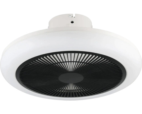 Lustră cu ventilator tavan Kostrena Ø45,5cm, iluminare cu LED integrat 3x8,5W 3300 lumeni, alb reglabil, incl. telecomandă