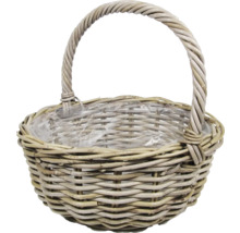 Coș împletit cu mâner