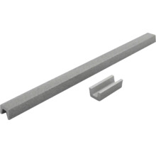 Bordură de beton și capăt potrivit