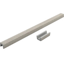 Bordură de gazon din piatră cu conector potrivit