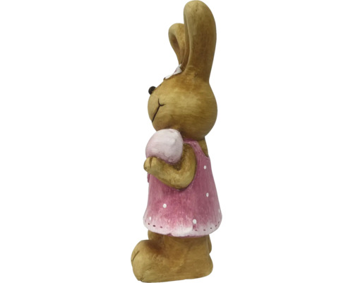 Figurină decorativă iepure cu rochie