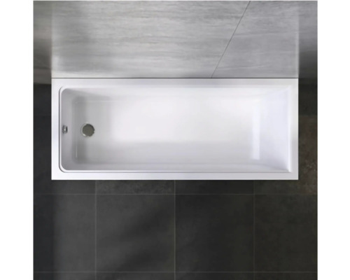 Cadă de baie dreptunghiulară Belform Gem 160x70x42 cm acril alb Cadă de baie dreptunghiulară din acril văzută de sus