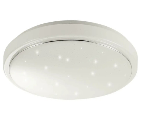 Aplică tavan cu LED integrat Alice 18W 1700 lumeni, pentru exterior IP44, alb Plafonieră rotundă cu model de stele
