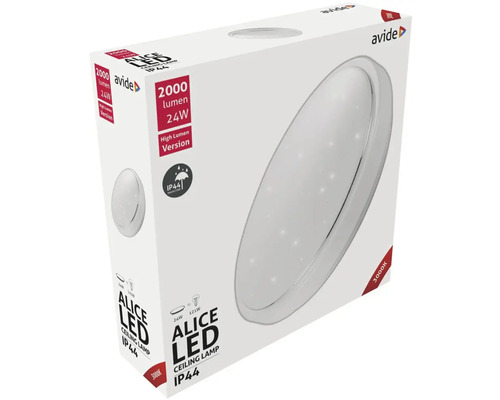 Ambalajul unei lămpi de tavan cu LED Avide Alice