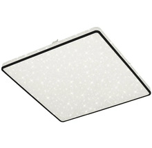 Lumină de plafon pătrată cu model de stele