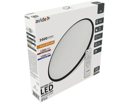 Ambalaj lampă de tavan cu LED Avide Olivia-CCT cu telecomandă