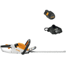 Foarfecă de gard viu cu acumulator Stihl cu acumulator și încărcător