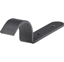 Cârlig metalic cu placă de montare și două găuri pentru șuruburi