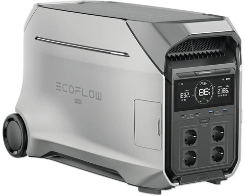 EcoFlow Pro Powerstation cu ecran și porturi multiple