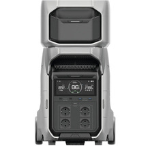 Stație de alimentare portabilă cu afișaj și prize multiple