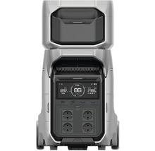 Stație electrică portabilă cu afișaj și prize