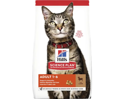 Hrană uscată pentru pisici Hill's SP Feline Adult cu miel și orez 3 kg