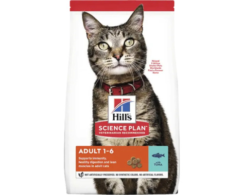 Hrană uscată pentru pisici Hill's SP Feline Adult cu ton 1,5 kg