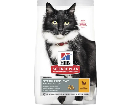 Hrană uscată pentru pisici Hill's SP Feline Mature Sterilised cu pui 3 kg