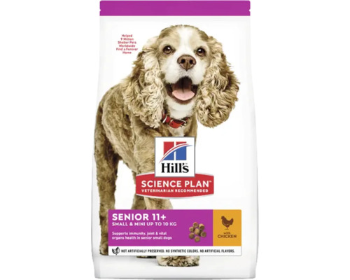 Hrană uscată pentru câini Hill's SP Canine Senior Small & Mini cu pui 1,5 kg