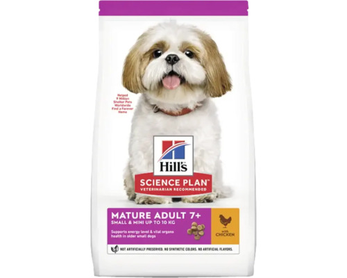 Hrană uscată pentru câini Hill's SP Canine Mature Small & Mini cu pui 3 kg