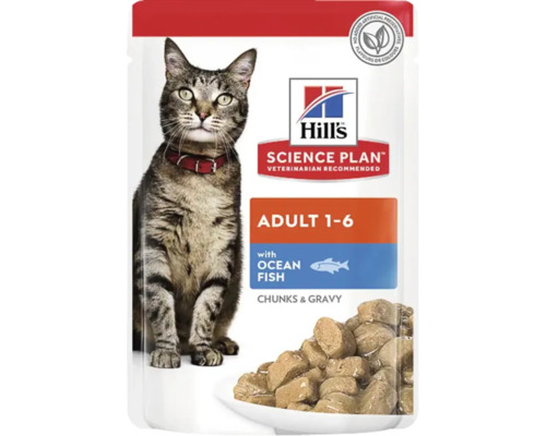 Hrană umedă pentru pisici Hill's SP Feline Adult Ocean Fish 85 g